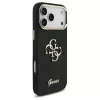 Guess Fixed Glitter Big 4G Metal Frame tok iPhone 17 Pro Max készülékhez fekete