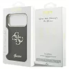 Guess Fixed Glitter Big 4G Metal Frame tok iPhone 17 Pro Max készülékhez fekete