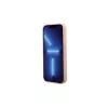 Guess GUHCP15LPCRTHCP iPhone 15 Pro 6.1 készülékhez kemény tok Croco Triangle Metal Logo rózsaszín