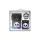Nimmy 3in1 Set telefon táska, pénztárca és kereső tok Big Eyed Pet 2.0 Panda fekete