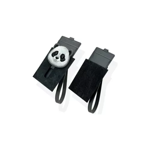 Nimmy 3in1 Set telefon táska, pénztárca és kereső tok Big Eyed Pet 2.0 Panda fekete