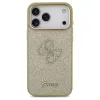 Guess Fixed Glitter Big 4G Metal Frame tok iPhone 17 Pro Max készülékhez arany