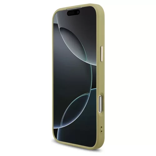 Guess Fixed Glitter Big 4G Metal Frame tok iPhone 17 Pro Max készülékhez arany