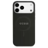 Guess Saffiano Classic Logo MagSafe tok iPhone 17 Pro Max készülékhez fekete