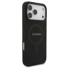 Guess Saffiano Classic Logo MagSafe tok iPhone 17 Pro Max készülékhez fekete