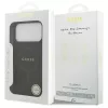 Guess Saffiano Classic Logo MagSafe tok iPhone 17 Pro Max készülékhez fekete