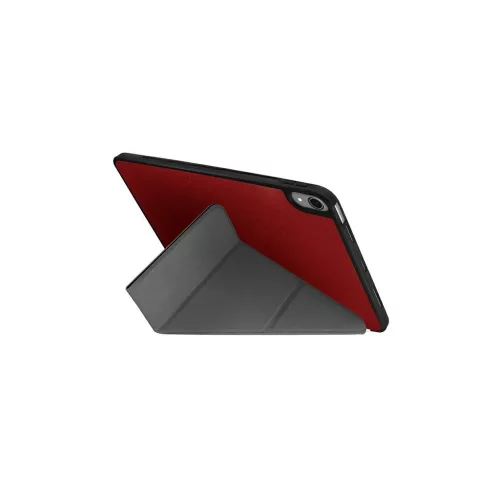 UNIQ Transforma Rigor tok iPad Air 10,9 (2020) készülékhez, antimikrobiális, korallpiros