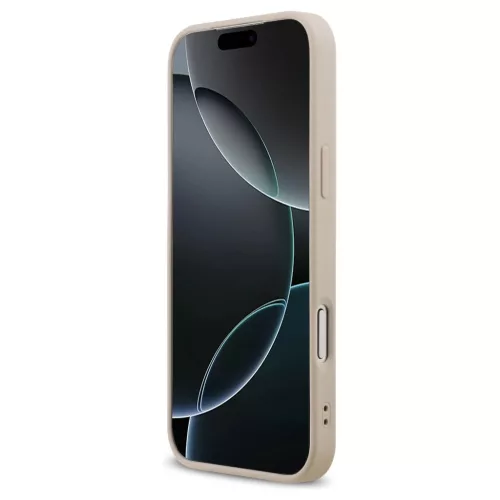Guess Saffiano Classic Logo MagSafe tok iPhone 17 Pro Max készülékhez rózsaszín