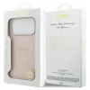 Guess Saffiano Classic Logo MagSafe tok iPhone 17 Pro Max készülékhez rózsaszín