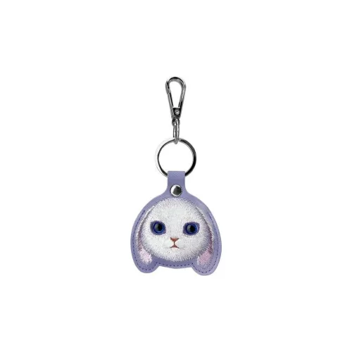 Nimmy 3in1 Set telefon táska + pénztárca + locator tok Big Eyed Pet 2.0 Rabbit lila