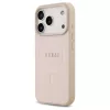 Guess Saffiano Classic Logo MagSafe tok iPhone 17 Pro készülékhez rózsaszín