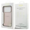 Guess Saffiano Classic Logo MagSafe tok iPhone 17 Pro készülékhez rózsaszín