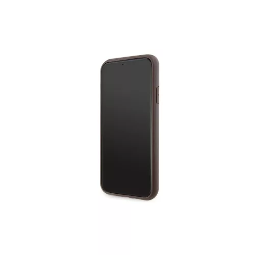 Guess GUHCN61P4SNW iPhone 11 / Xr készülékhez hárdtok 4G Stripe barna
