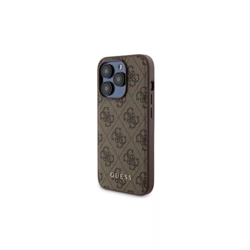 Guess Set GUBPM5P15X4GEMGW iPhone 15 Pro Max 6,7" készülékhez keménytok és 5000 mAh MagSafe powerbank barna