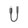 USAMS AU16 USB-C adapter - jack 3.5mm DAC SJ599YPTC01 (US-SJ599) fekete