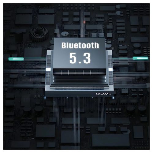 USAMS Bluetooth 5.3 vezeték nélküli fejhallgató TWSX-Don Series Dual mic ENC fehér/fehér BHUXD02