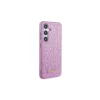 Guess GUHCS24SHGGSHU S24 S921 kemény tok Glitter Script lila