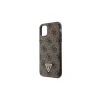 Guess GUHCN61P4TDSCPW iPhone 11 / Xr készülékhez 6.1" kemény tok Crossbody 4G Metal Logo barna