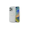 Guess iPhone 16 Pro 6.3" keménytok készülékhez IML Heart átlátszó