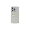 Guess iPhone 16 Pro 6.3" keménytok készülékhez IML Heart átlátszó
