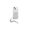 Guess GUHCP13SKSPESI iPhone 13 mini készülékhez 5,4" keménytok ezüst Peony Chain Collection