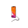 Guess GUHCP13SKSPESI iPhone 13 mini készülékhez 5,4" keménytok ezüst Peony Chain Collection
