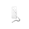 Guess GUHCP13SKSPESI iPhone 13 mini készülékhez 5,4" keménytok ezüst Peony Chain Collection