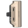 USAMS PB79 Mini Tail Plug hordozható külső akkumulátor 3000mAh USB-C bézs