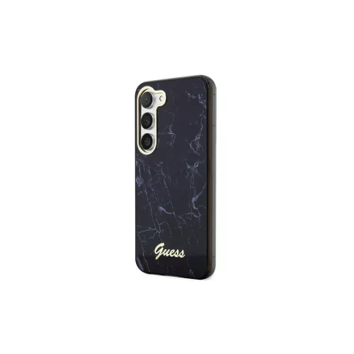 Guess GUHCS23MPCUMAK S916 keménytok Samsung Galaxy S23+ készülékhez Marble fekete
