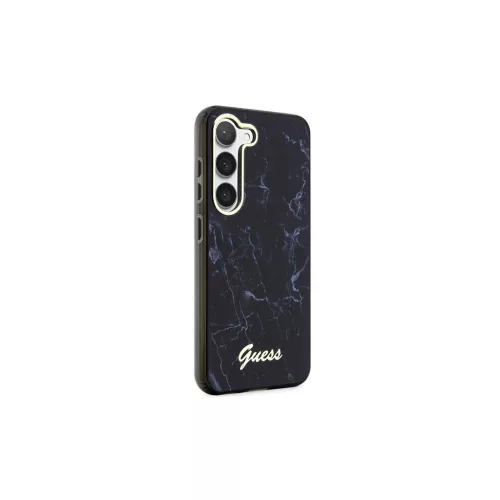 Guess GUHCS23MPCUMAK S916 keménytok Samsung Galaxy S23+ készülékhez Marble fekete