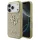 Guess Fixed Glitter Big 4G Metal Frame tok iPhone 17 Pro készülékhez arany