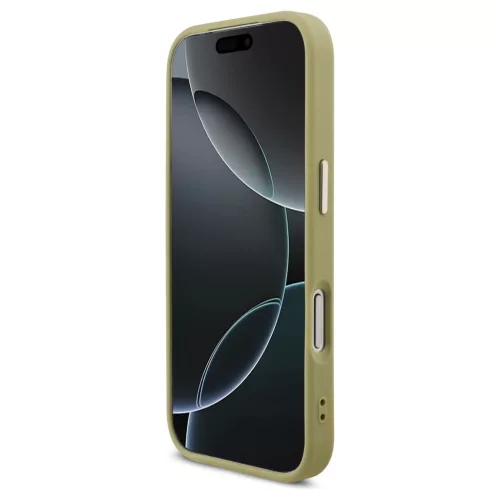 Guess Fixed Glitter Big 4G Metal Frame tok iPhone 17 Pro készülékhez arany