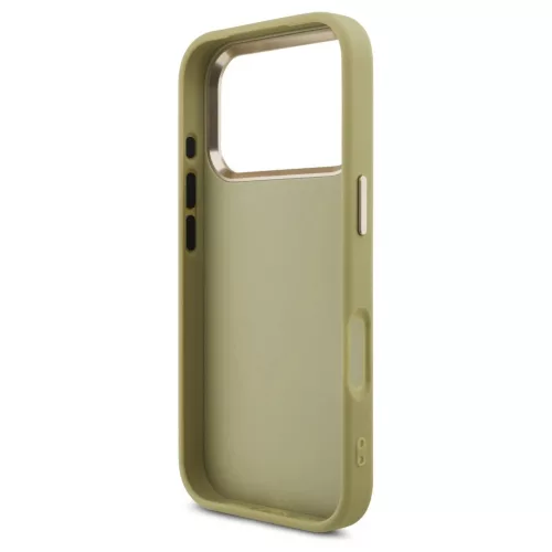Guess Fixed Glitter Big 4G Metal Frame tok iPhone 17 Pro készülékhez arany