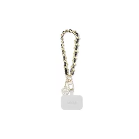   Guess GUOUCHSAMC4K Univerzális Fogópánt Saffiano Chain 4G Charm fekete