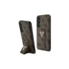 Guess GUHCS24SPGS4TDW S24 S921 készülékhez kemény tok Grip Stand 4G Triangle Strass barna