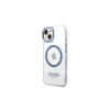 Guess GUHMP14MHTRMB iPhone 14 Plus / 15 Plus készülékhez 6.7" kemény tok Metal Outline Magsafe kék