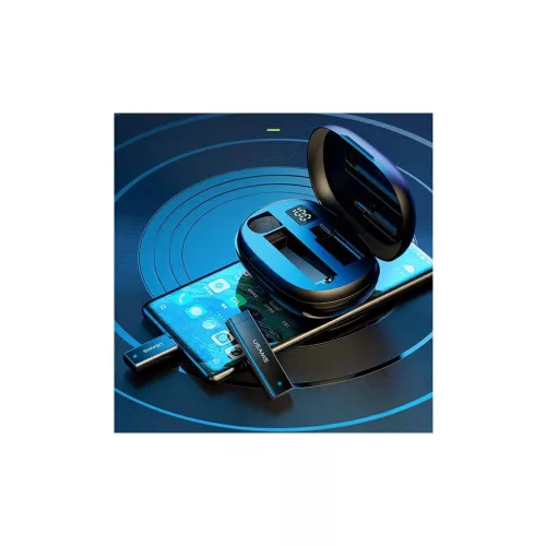 USAMS vezeték nélküli lavalier mikrofon ENC 2.4G USB-C + 2x adapter ZB247