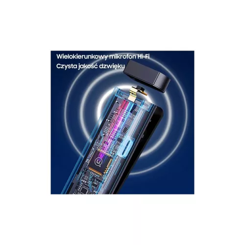 USAMS vezeték nélküli lavalier mikrofon ENC 2.4G USB-C + 2x adapter ZB247