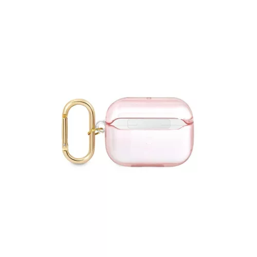 Guess GUAPHHTSP AirPods Pro tok készülékhez Strap Collection rózsaszín
