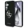 Guess szilikon tok Samsung Galaxy S25 készülékhez – Big 4G Logo Bottom Script, fekete