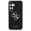 Guess szilikon tok Samsung Galaxy S25 készülékhez – Big 4G Logo Bottom Script, fekete