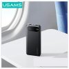 USAMS PB80 Hordozható töltő PD20W 10000mAh fekete
