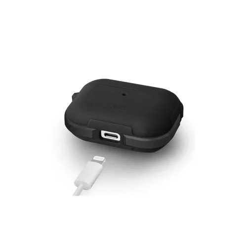 UNIQ Valencia Case AirPods Pro készülékhez antimikrobiális tok éjfekete