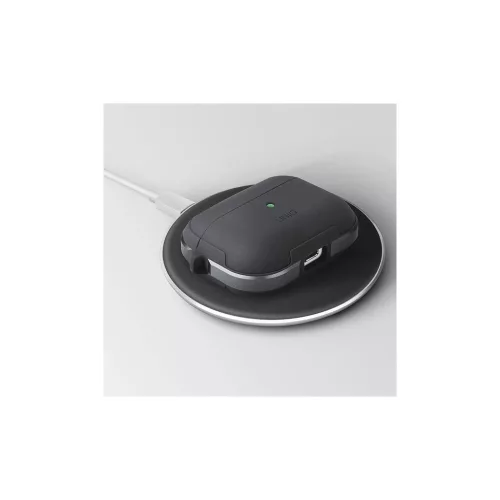 UNIQ Valencia Case AirPods Pro készülékhez antimikrobiális tok éjfekete