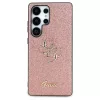 Guess Fixed Glitter Big 4G Metal Logo tok Samsung Galaxy S25 Ultra készülékhez rózsaszín