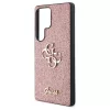 Guess Fixed Glitter Big 4G Metal Logo tok Samsung Galaxy S25 Ultra készülékhez rózsaszín