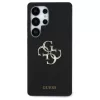 Guess szilikon tok Big 4G Logo Bottom Script Samsung Galaxy S25 Ultra készülékhez fekete