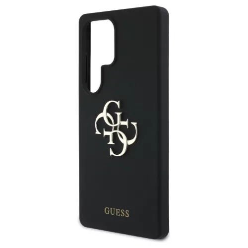 Guess szilikon tok Big 4G Logo Bottom Script Samsung Galaxy S25 Ultra készülékhez fekete