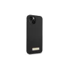 Guess GUHMP14MSBPLK iPhone 14 Plus/15 Plus 6.7" készülékhez kemény tok Silicone Logo Plate MagSafe fekete