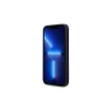 Guess GUHMP14MSBPLK iPhone 14 Plus/15 Plus 6.7" készülékhez kemény tok Silicone Logo Plate MagSafe fekete